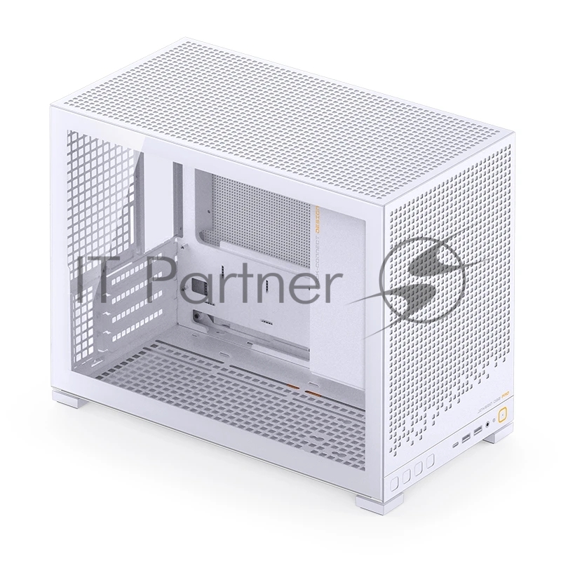 Корпус без блока питания Case JONSBO D32 PRO, Mini-Tower, TG, no fan, 2xUSB-A 3.2 + 1xUSB-C 3.2, mATX, mDTX, mITX White
