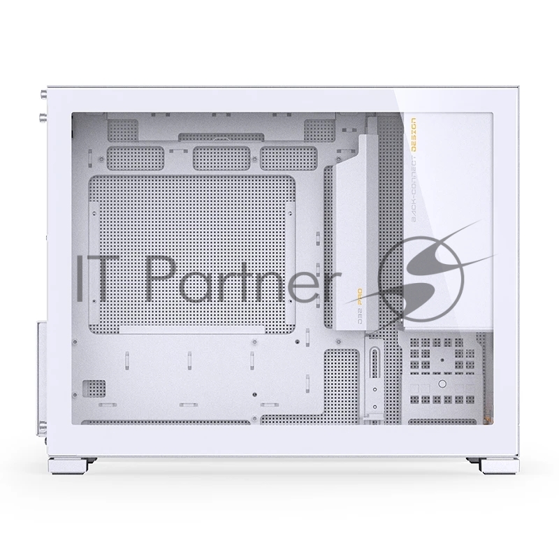 Корпус без блока питания Case JONSBO D32 PRO, Mini-Tower, TG, no fan, 2xUSB-A 3.2 + 1xUSB-C 3.2, mATX, mDTX, mITX White