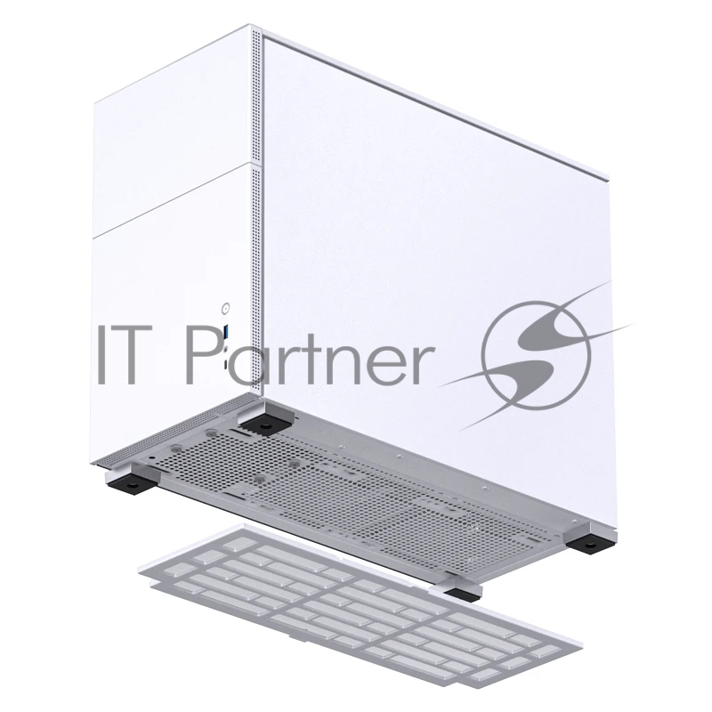 Корпус компьютерный Mini-Tower/ Case JONSBO D31 STD, Mini-Tower, TG, no fan, 1xUSB-A 3.2 + 1xUSB-C 3.2, mATX, mDTX, mITX White