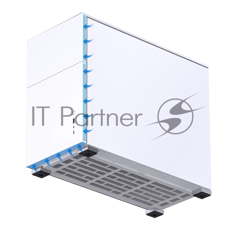 Корпус компьютерный Mini-Tower/ Case JONSBO D31 STD, Mini-Tower, TG, no fan, 1xUSB-A 3.2 + 1xUSB-C 3.2, mATX, mDTX, mITX White