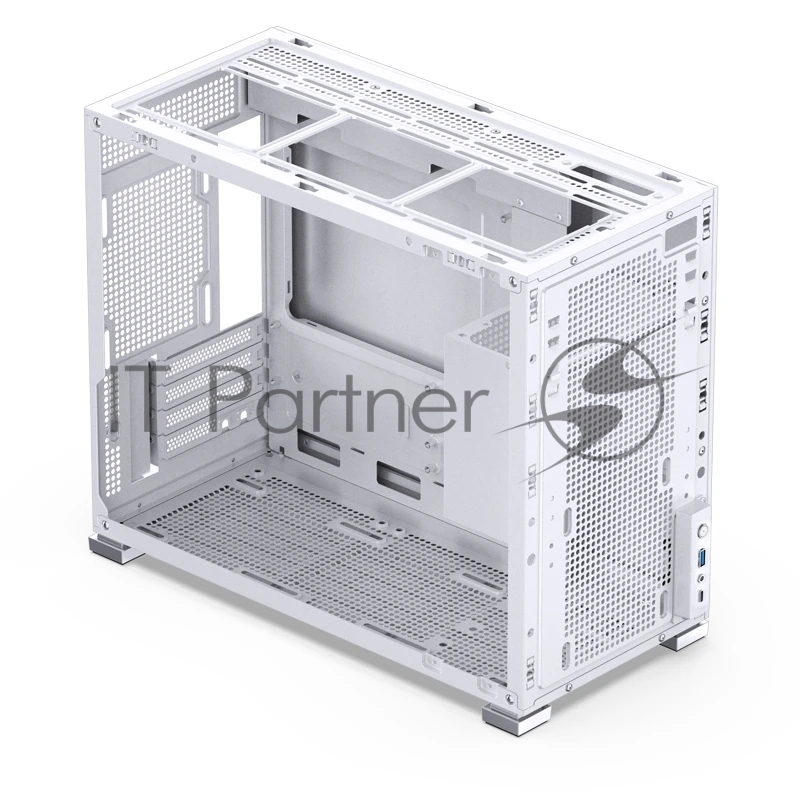 Корпус компьютерный Mini-Tower/ Case JONSBO D31 STD, Mini-Tower, TG, no fan, 1xUSB-A 3.2 + 1xUSB-C 3.2, mATX, mDTX, mITX White