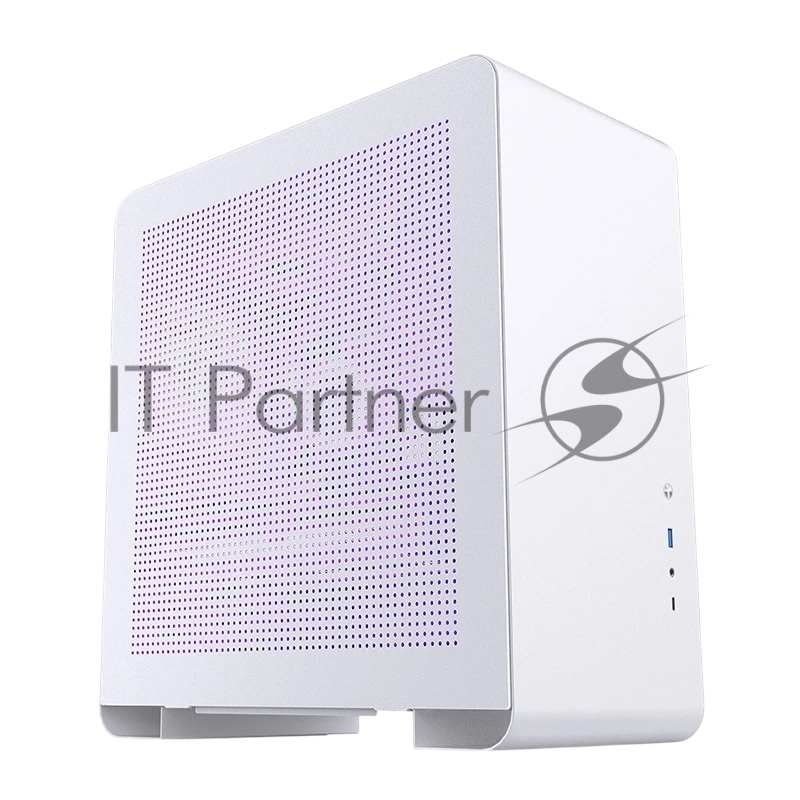Корпус без блока питания Case JONSBO U4 PRO MESH, Midi-Tower, no fan, 1xUSB-A 3.2 + 1xUSB-C 3.2, ATX, mATX, mITX White