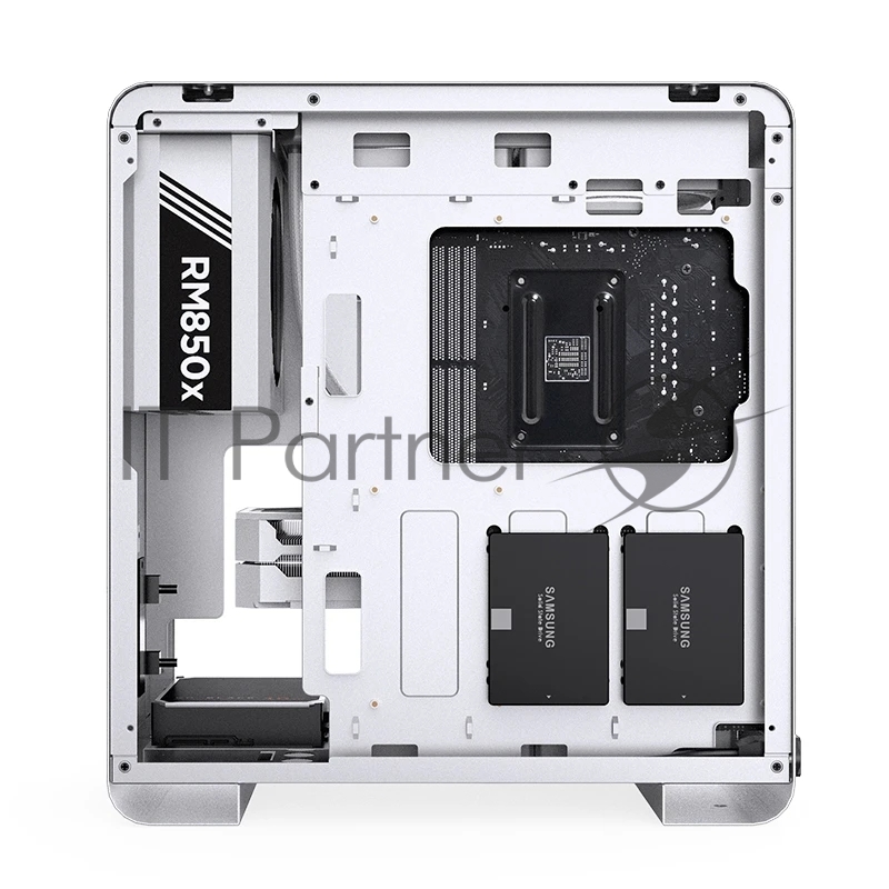 Корпус без блока питания Case JONSBO U4 PRO MESH, Midi-Tower, no fan, 1xUSB-A 3.2 + 1xUSB-C 3.2, ATX, mATX, mITX White