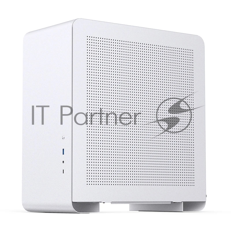Корпус без блока питания Case JONSBO U4 PRO MESH, Midi-Tower, no fan, 1xUSB-A 3.2 + 1xUSB-C 3.2, ATX, mATX, mITX White
