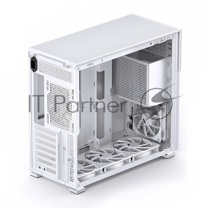 Корпус без блока питания Case JONSBO D41 MESH, Midi-Tower, TG, no fan, 1xUSB-A 3.2 + 1xUSB-C 3.2, ATX, mATX White