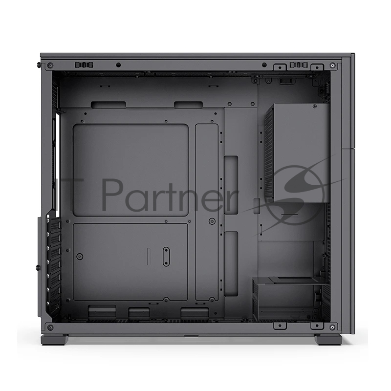 Корпус без блока питания Case JONSBO D41 MESH SCREEN, Midi-Tower, TG, no fan, 1xUSB-A 3.2 + 1xUSB-C 3.2, ATX, mATX Black
