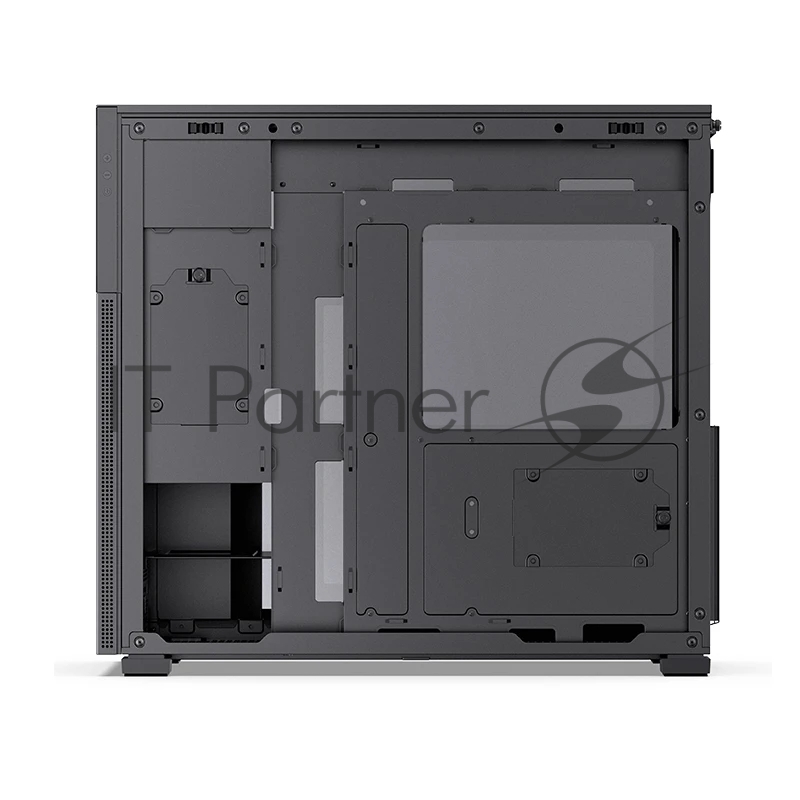 Корпус без блока питания Case JONSBO D41 MESH SCREEN, Midi-Tower, TG, no fan, 1xUSB-A 3.2 + 1xUSB-C 3.2, ATX, mATX Black