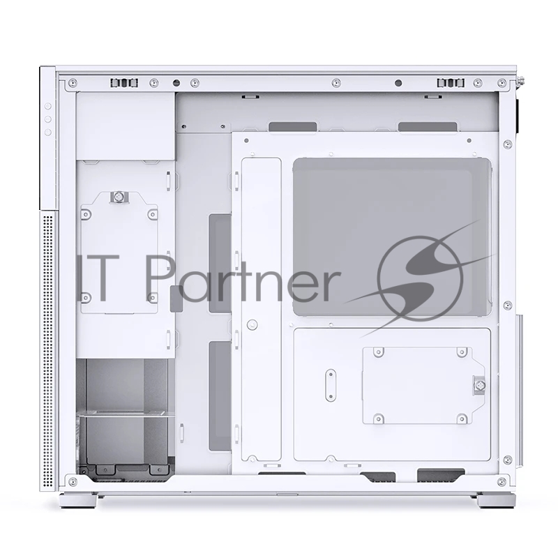 Корпус без блока питания Case JONSBO D41 MESH SCREEN, Midi-Tower, TG, no fan, 1xUSB-A 3.2 + 1xUSB-C 3.2, ATX, mATX White