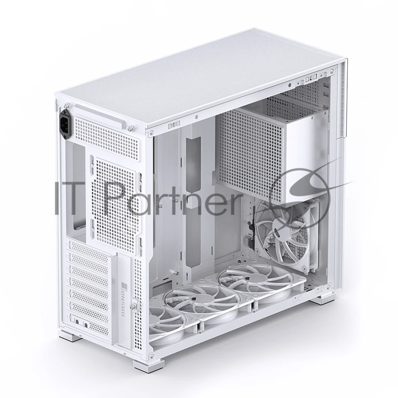 Корпус без блока питания Case JONSBO D41 MESH SCREEN, Midi-Tower, TG, no fan, 1xUSB-A 3.2 + 1xUSB-C 3.2, ATX, mATX White