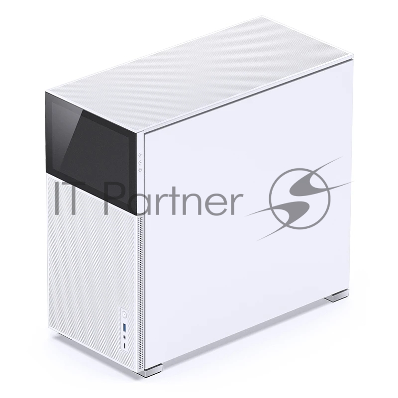 Корпус без блока питания Case JONSBO D41 MESH SCREEN, Midi-Tower, TG, no fan, 1xUSB-A 3.2 + 1xUSB-C 3.2, ATX, mATX White