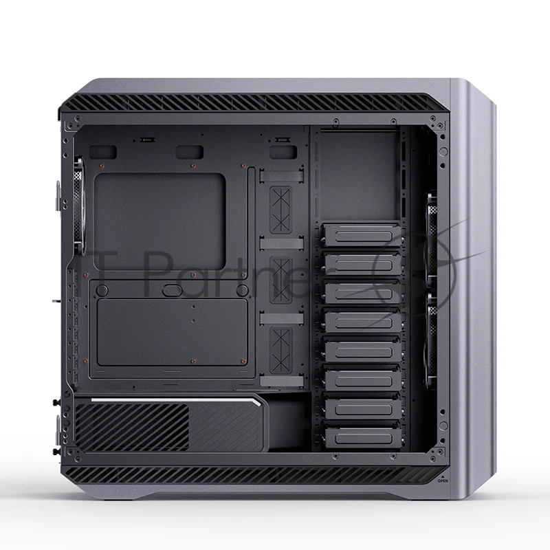 Корпус без блока питания Case JONSBO D500, Full-Tower, TG, 3x140mm ARGB, 2xUSB-A 3.2 + 1xUSB-C 3.2, E-ATX, ATX, mATX, mITX Silver