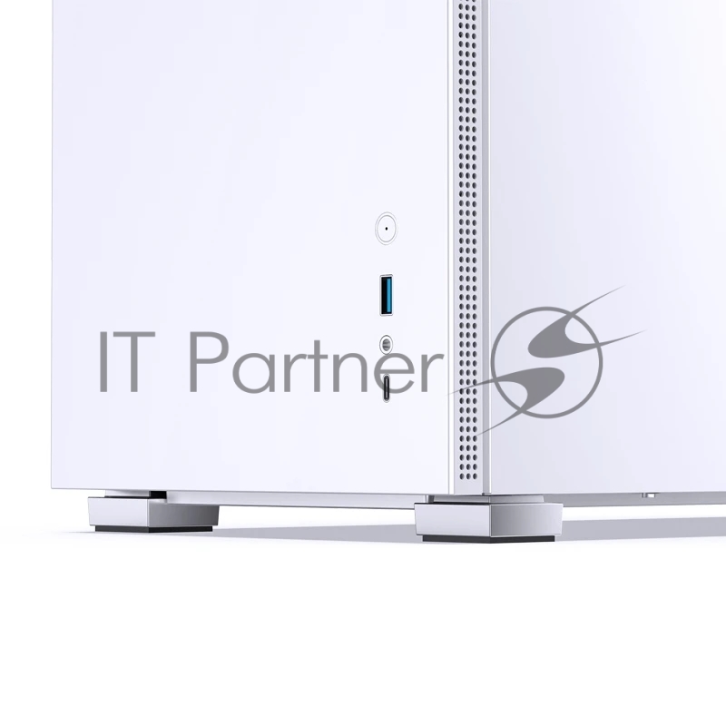 Корпус без блока питания Case JONSBO D31 STD SCREEN, Mini-Tower, TG, no fans, 1xUSB-A 3.2 + 1xUSB-C 3.2, mATX, mDTX, mITX White