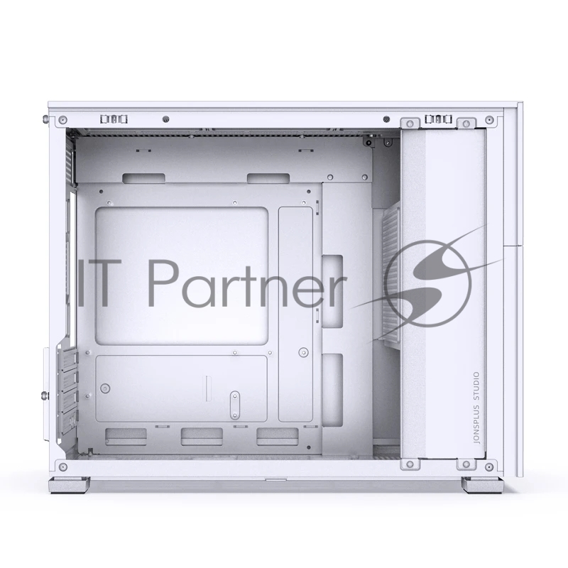 Корпус без блока питания Case JONSBO D31 STD SCREEN, Mini-Tower, TG, no fans, 1xUSB-A 3.2 + 1xUSB-C 3.2, mATX, mDTX, mITX White