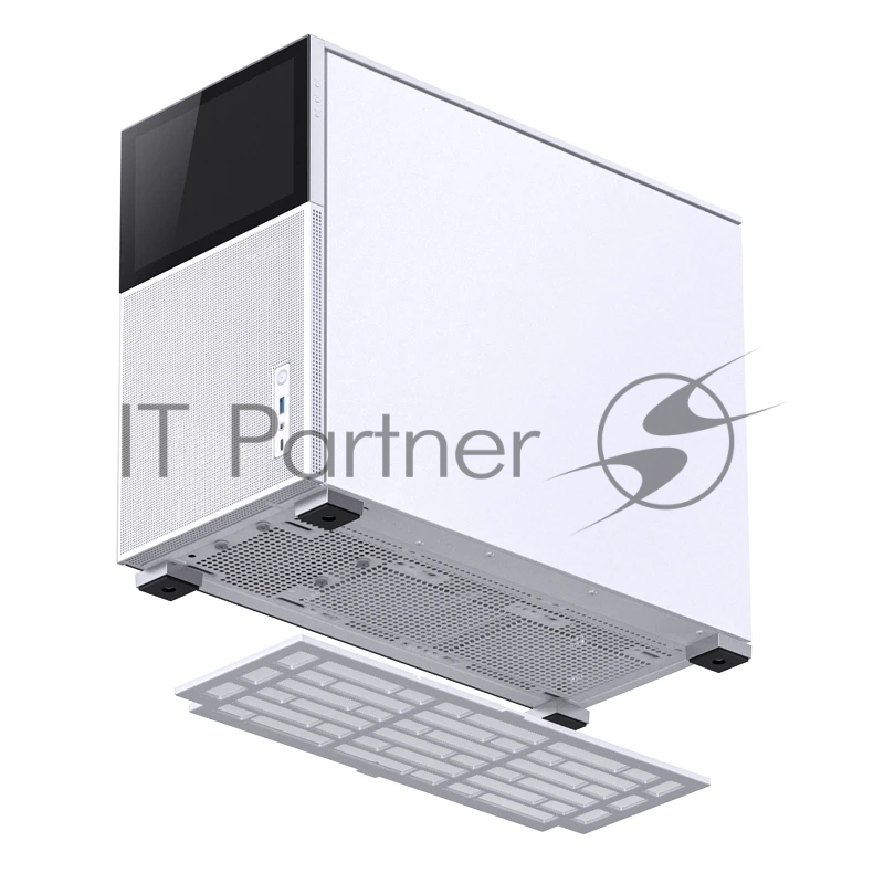 Корпус без блока питания Case JONSBO D31 MESH SCREEN, Mini-Tower, TG, no fans, 1xUSB-A 3.0 + 1xUSB-C 3.2, mATX, mDTX, mITX White