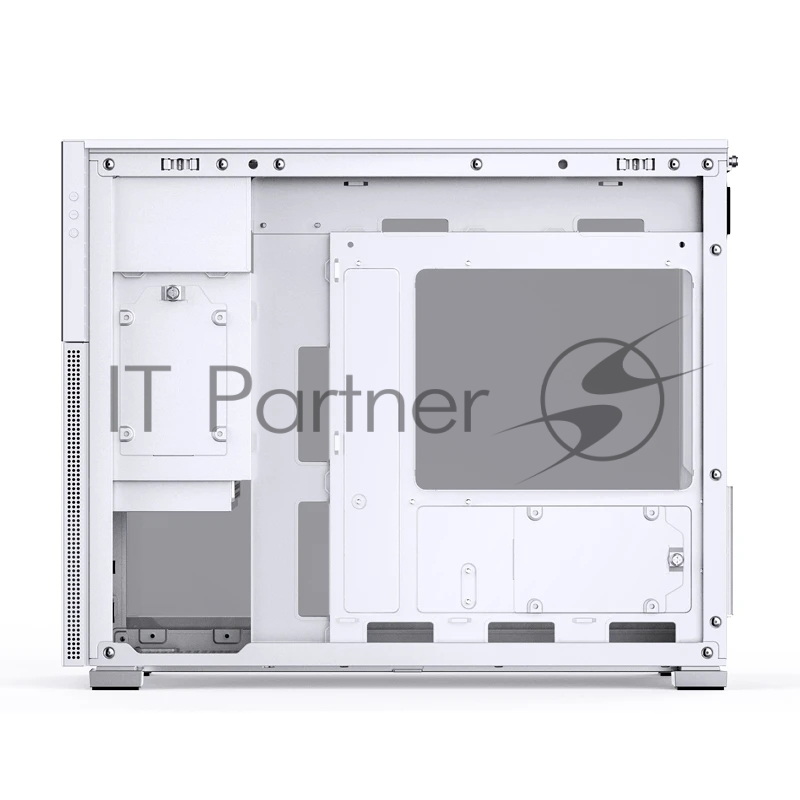 Корпус без блока питания Case JONSBO D31 MESH SCREEN, Mini-Tower, TG, no fans, 1xUSB-A 3.0 + 1xUSB-C 3.2, mATX, mDTX, mITX White