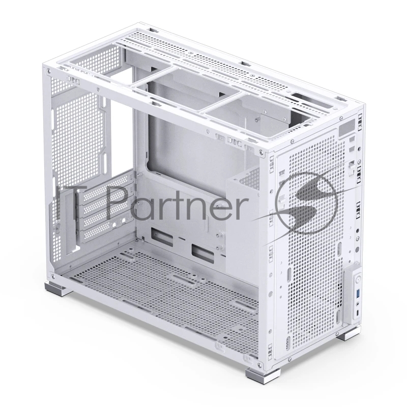 Корпус без блока питания Case JONSBO D31 MESH SCREEN, Mini-Tower, TG, no fans, 1xUSB-A 3.0 + 1xUSB-C 3.2, mATX, mDTX, mITX White