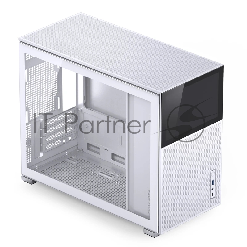 Корпус без блока питания Case JONSBO D31 MESH SCREEN, Mini-Tower, TG, no fans, 1xUSB-A 3.0 + 1xUSB-C 3.2, mATX, mDTX, mITX White