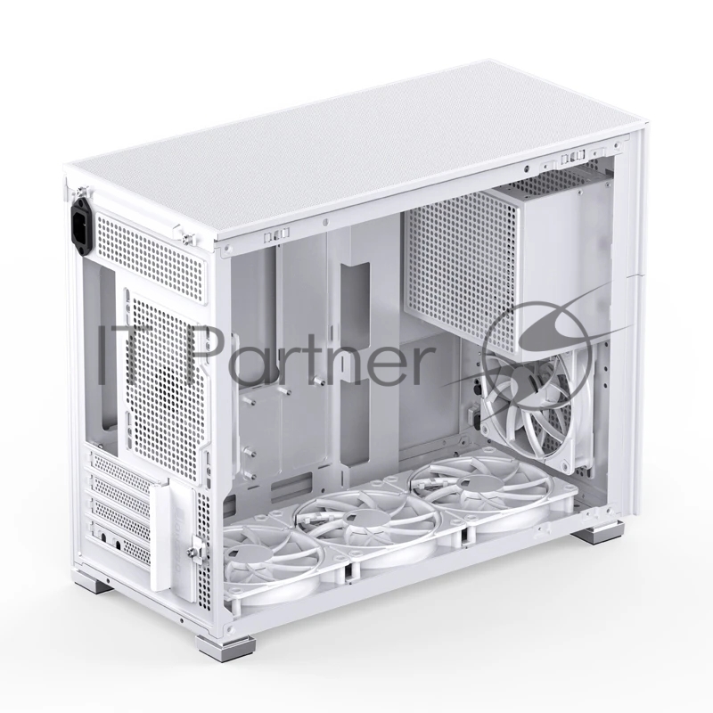 Корпус без блока питания Case JONSBO D31 MESH SCREEN, Mini-Tower, TG, no fans, 1xUSB-A 3.0 + 1xUSB-C 3.2, mATX, mDTX, mITX White