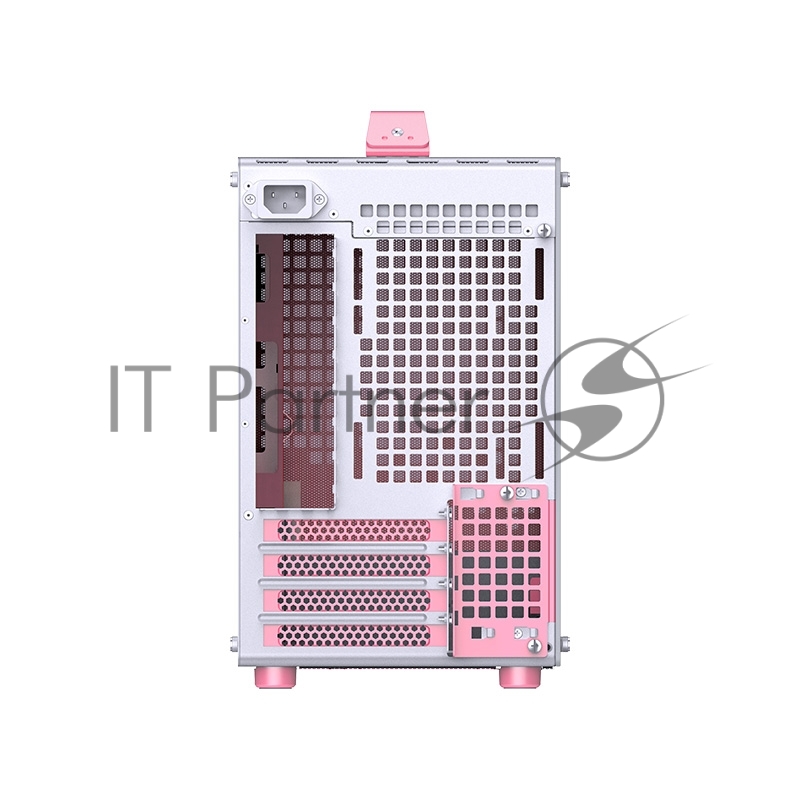 Корпус без блока питания Case JONSBO Z20, Mini-Tower, TG, no fan, 1xUSB-A 3.2 + 1xUSB-C 3.2, mATX, mITX Pink/White