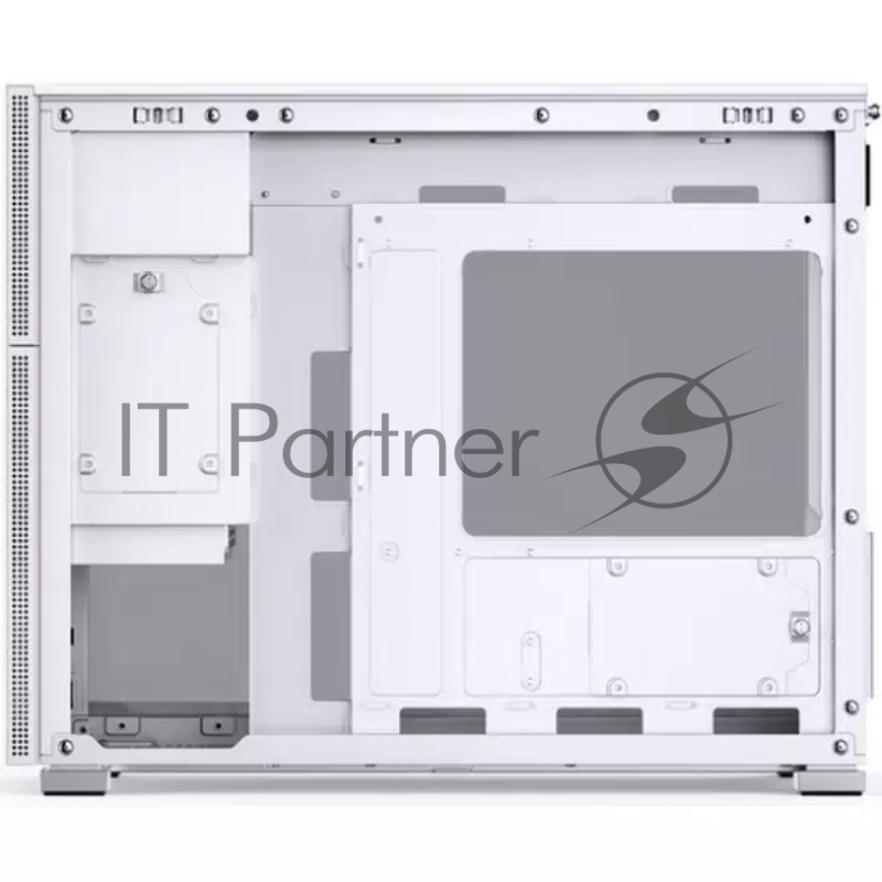 Корпус без блока питания Case JONSBO D31 MESH, Mini-Tower, TG, no fan, 1xUSB-A 3.2 + 1xUSB-C 3.2, mATX, mDTX, mITX White