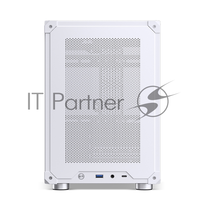 Корпус без блока питания Case JONSBO C6-ITX, Micro-Tower, no fan, 1xUSB-A 3.0 + 1xUSB-C 3.1, mDTX, mITX White