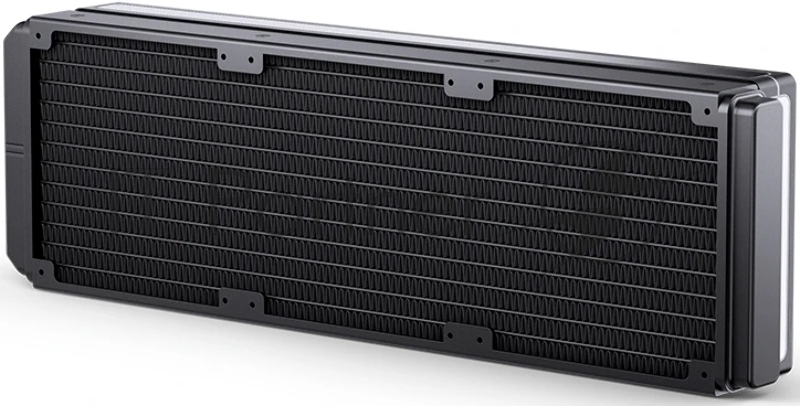 Система жидкостного охлаждения/ Water Cooling System JONSBO TH-360 Black (300W, 360mm, LED temp., Black, ARGB/ Fans: 3x120mm, 62.4CFM, 37.3dBA, 2400RPM/ Pump height 72mm, 30dBA, 2400RPM, Rad thickness 27mm/ S: 1851, 1700, 1200, 115X, AM5, AM4)