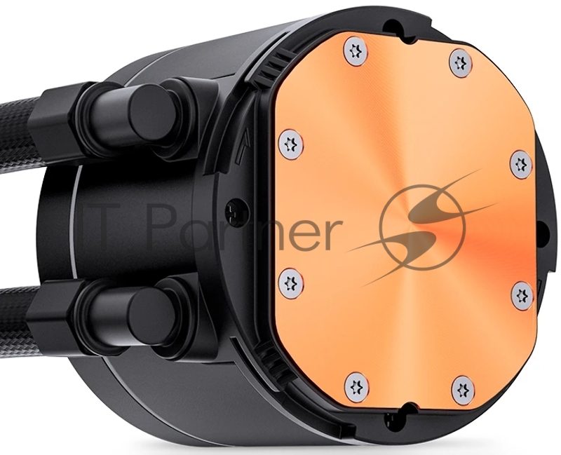 Система жидкостного охлаждения/ Water Cooling System JONSBO TH-360 Black (300W, 360mm, LED temp., Black, ARGB/ Fans: 3x120mm, 62.4CFM, 37.3dBA, 2400RPM/ Pump height 72mm, 30dBA, 2400RPM, Rad thickness 27mm/ S: 1851, 1700, 1200, 115X, AM5, AM4)