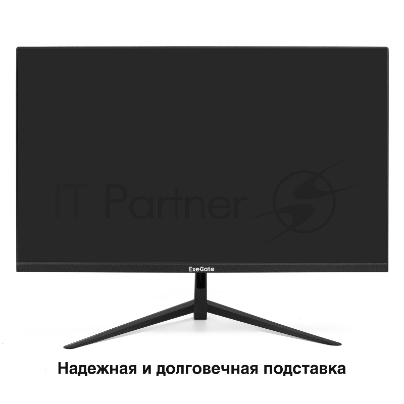Монитор с аудио выходом 27 100 Гц ExeGate SuperView EH2707A (IPS LED Grade A+, FHD, 1920x1080@100Гц, 16:9, 250cd/m2, 1300:1, 178°/178°, 5ms, D-Sub, HDMI, DisplayPort, audio-out, FreeSync, Flicker-free, Low Blue Light, кабель HDMI 1.5м, VESA 75x75, ре