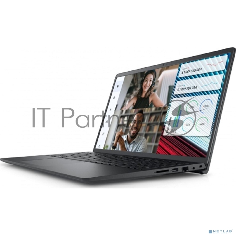 Ноутбук Dell Vostro 3520 15.6 WVA FND Intel Core i3 1215U/8Gb/512Gb SSD/noOS/RJ45 black