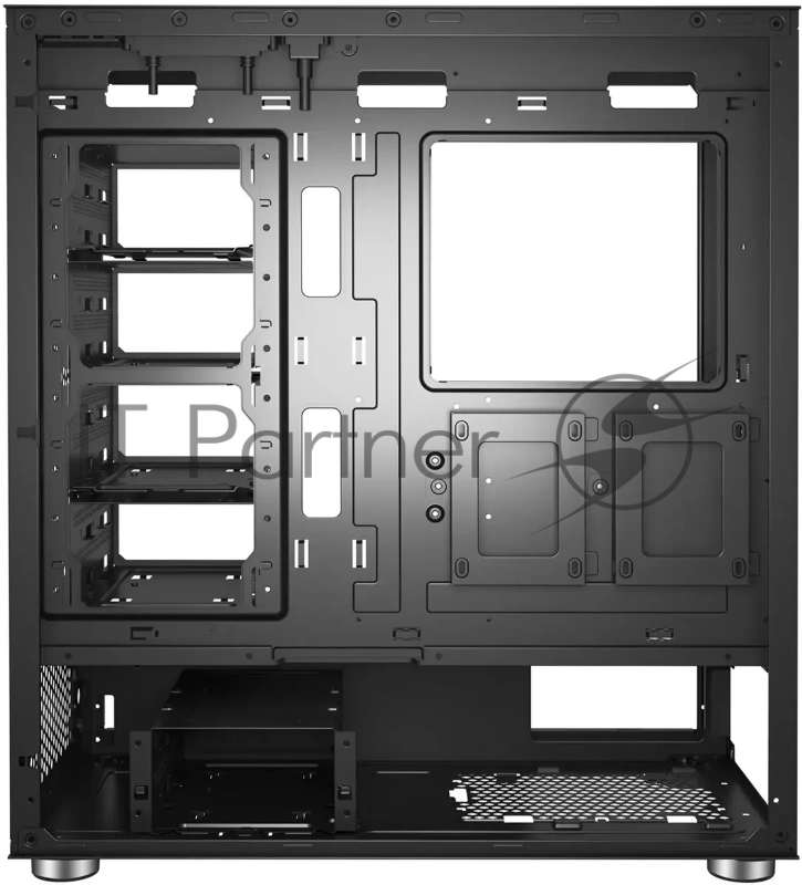 Корпус Bloody BD-CC119 черный без БП ATX 7x120mm 2xUSB3.0 audio bott PSU