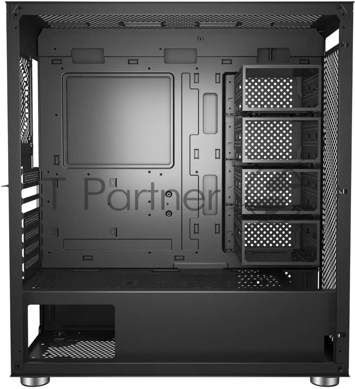 Корпус Bloody BD-CC119 черный без БП ATX 7x120mm 2xUSB3.0 audio bott PSU