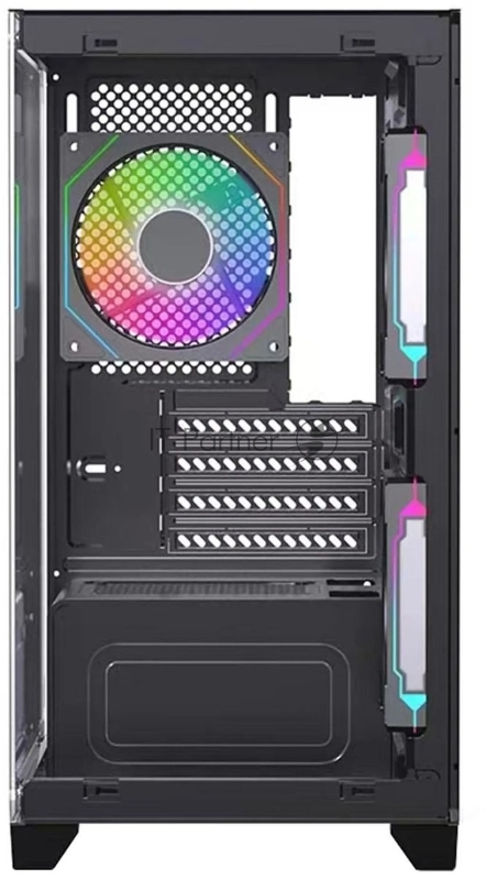 Корпус Bloody BD-CC103F черный без БП mATX 7x120mm 1xUSB2.0 1xUSB3.0 audio bott PSU