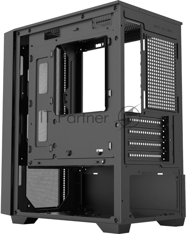 Корпус Оклик OCC-MN307 черный без БП mATX 8x120mm 2xUSB2.0 1xUSB3.0 audio bott PSU