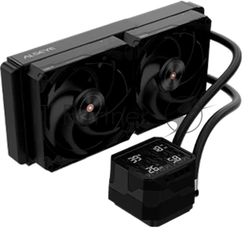 Жидкостная система охлаждения ALSEYE CPU COOLER AS.02.11.0015 Q240 Plus черный 120мм алюминий+медь 3000 rpm 45db 4-pin 270W