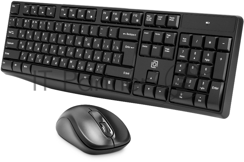 Клавиатура + мышь Оклик S260W клав:черный мышь:черный USB беспроводная Multimedia (2066170)