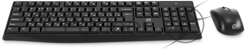Клавиатура + мышь Оклик S260W клав:черный мышь:черный USB беспроводная Multimedia (2066170)
