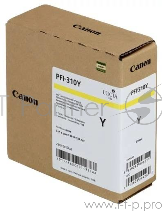 Картридж CANON PFI-310 Y желтый, 330 мл