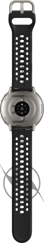 Смарт-часы Amazfit Active 2R A2437 43.9мм 1.32 AMOLED корп.серебристый рем.черный разм.брасл.:135-195мм