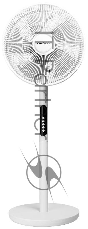 Вентилятор напольный/настольный Pullman PL-600 белый