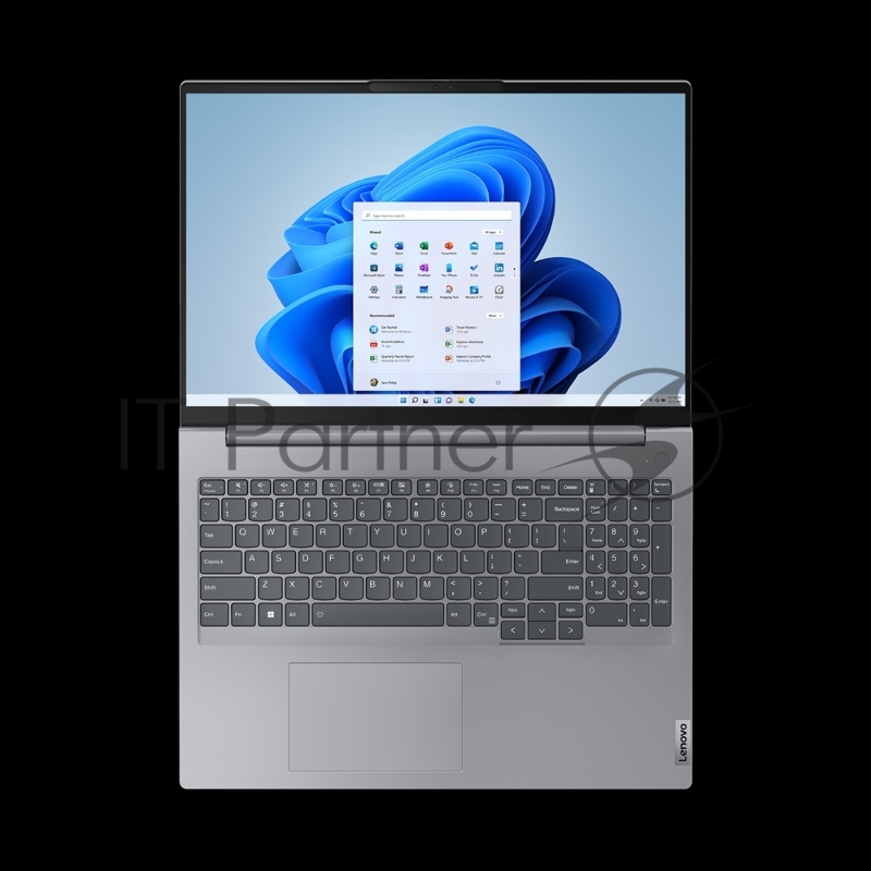 Ноутбук 16 IPS FHD LENOVO ThinkBook 16 G6 IRL grey (Core i5 1335U/32(16+16)Gb/512Gb SSD/VGA int/FP/noOS) (21KH001ERU_32G)