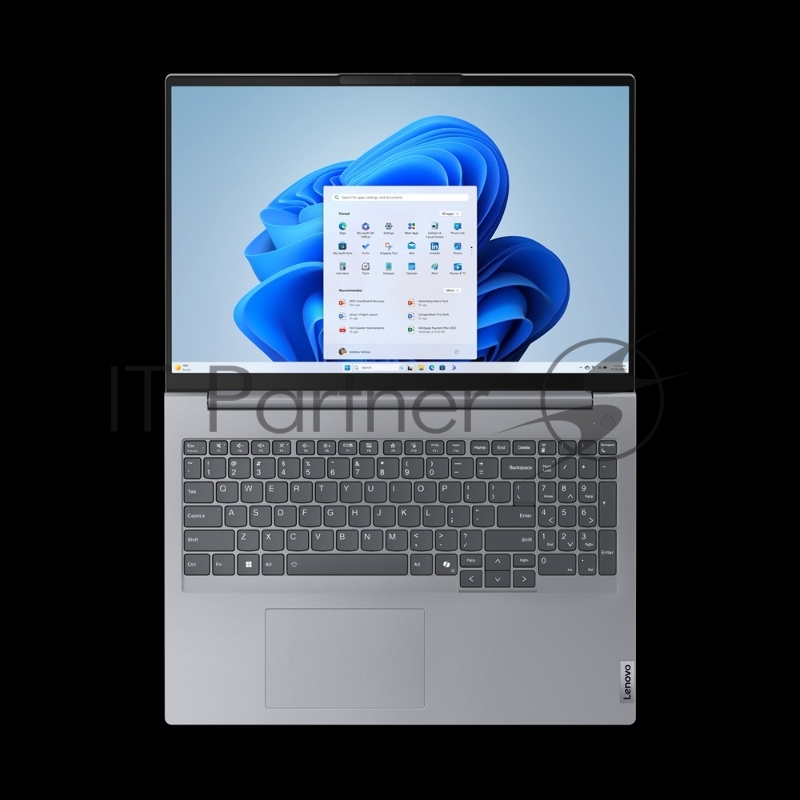 Ноутбук 16 IPS WUXGA LENOVO ThinkBook 16 G7 IML grey (Core Ultra 5 125U/32(16+16)Gb/512Gb SSD/VGA int/noOS) (21MSA062RU_32G)