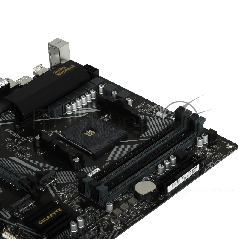 Материнская плата Gigabyte B550M DS3H AC R2 Soc-AM4 AMD B550 4xDDR4 mATX AC`97 8ch(7.1) GbLAN RAID+HDMI+DP