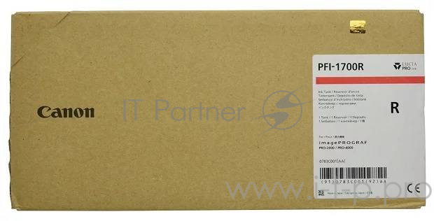 Картридж CANON PFI-1700 R Red