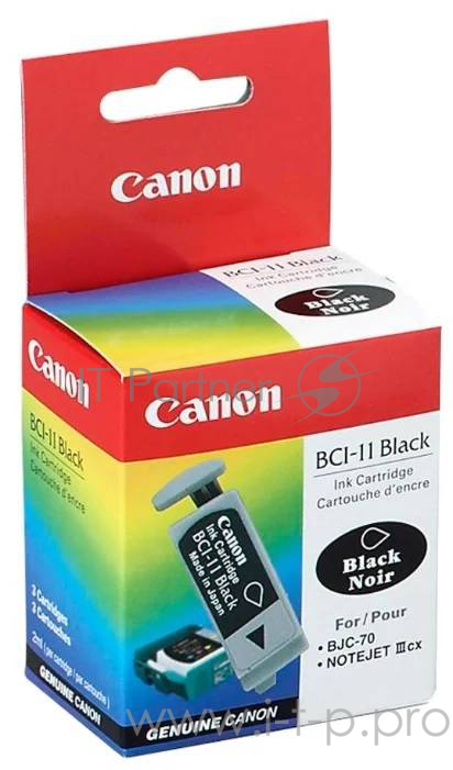 Картридж CANON BCI-11 black (BJC-50/70-80) 3шт/уп
