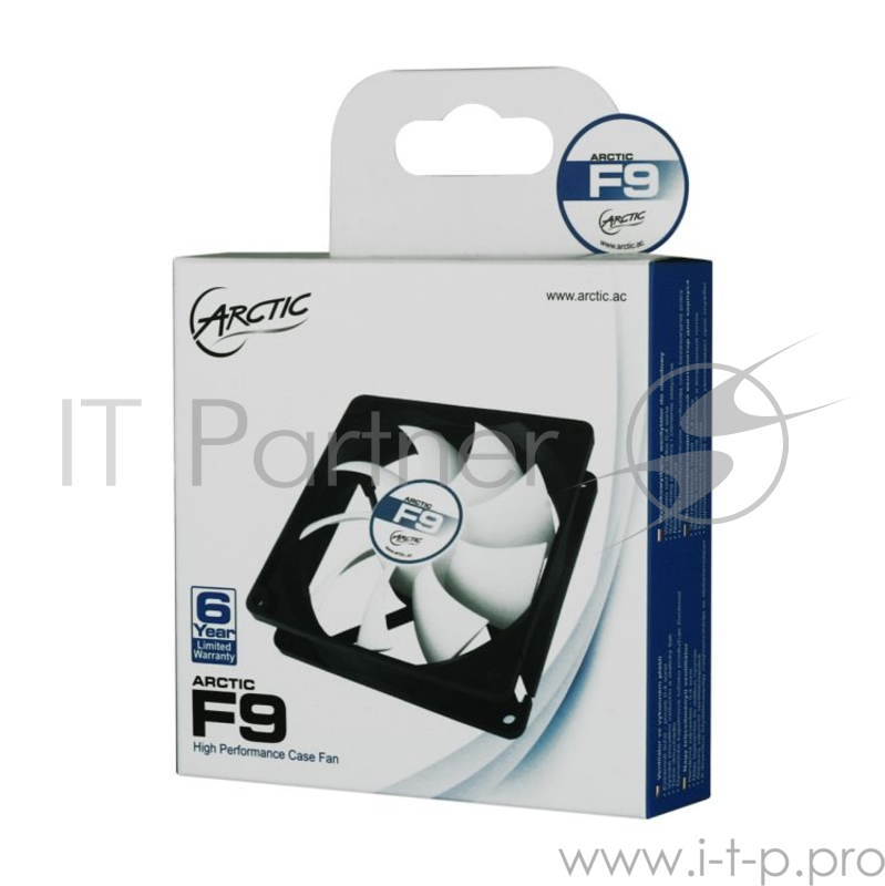 Вентилятор Arctic Cooling F9 d92мм, 1800об./мин. (питание от мат.платы)