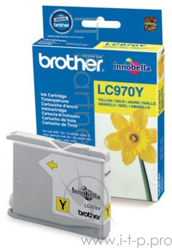 Картридж Brother LC970Y DCP-135C/150C, MFC-235C/260С желтый (Yellow), 300 стр. (5% заполнение)