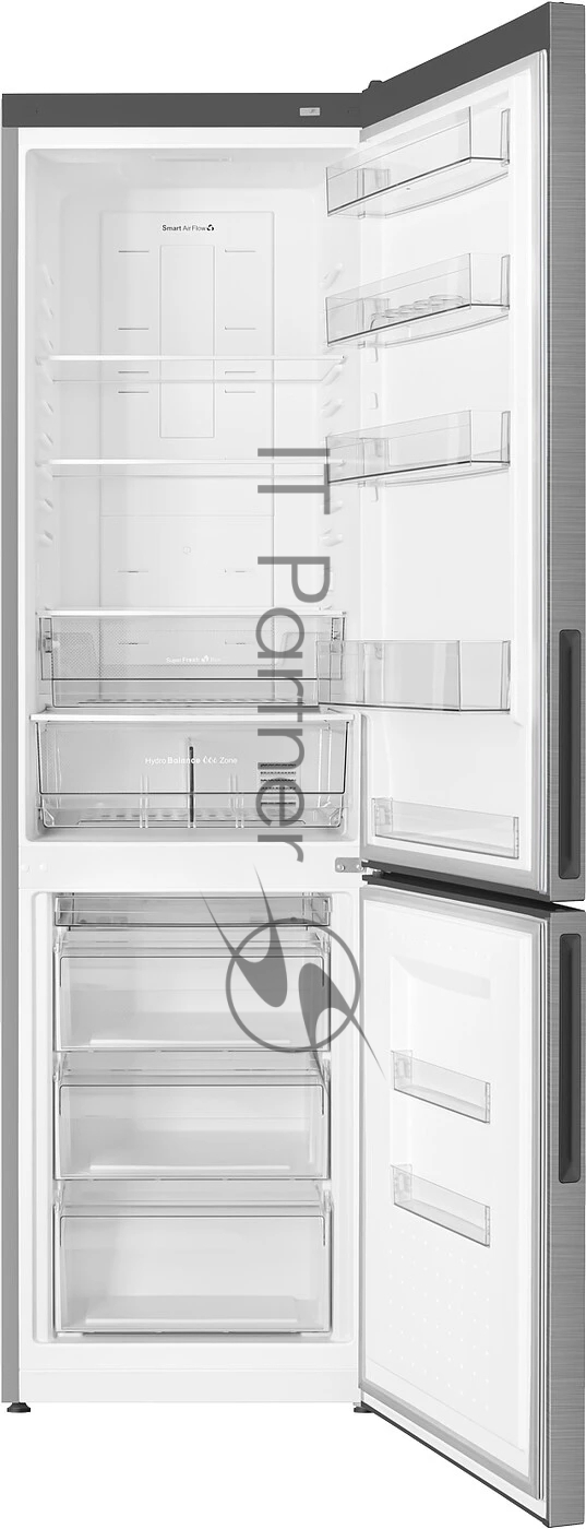 Холодильник ATLANT XM 4626-141 NL нержавеющая сталь, двухкамерный 254/94 л морозилка снизу, NoFrost