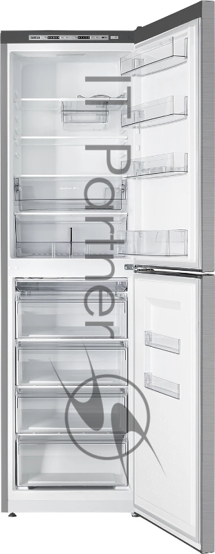 Холодильник ATLANT XM 6625-149 нержавеющая сталь двухкамерный 205/159 л морозилка снизу, капельная система