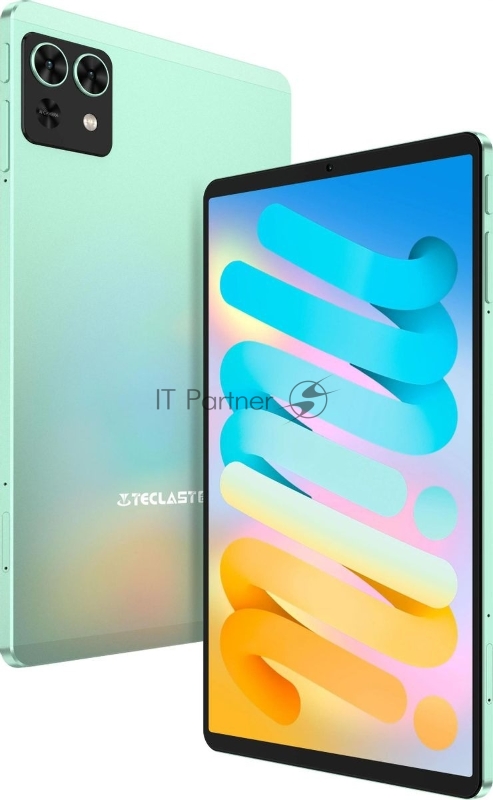 Планшет Teclast M50 Mini T606 (1.6) 8C RAM4Gb ROM128Gb 8.68 IPS 1340x800 4G 2Sim Android 15 зеленый 13Mpix 5Mpix BT WiFi microSD 1Tb 5100mAh 14hr