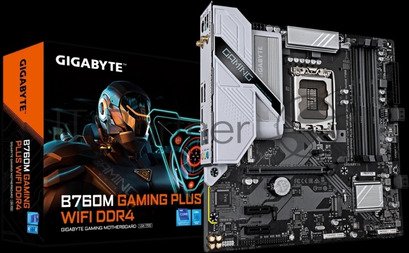 Материнская плата Gigabyte B760M GAMING PLUS WIFI DDR4,